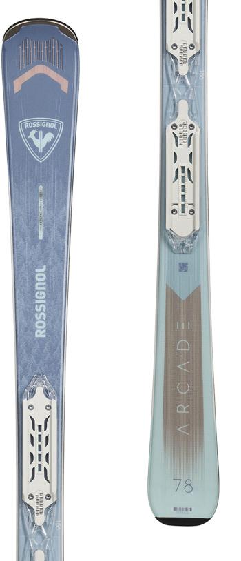 Rossignol Arcade W 78 skis with Rossignol Xpress W10 GW bindings 1.Image
