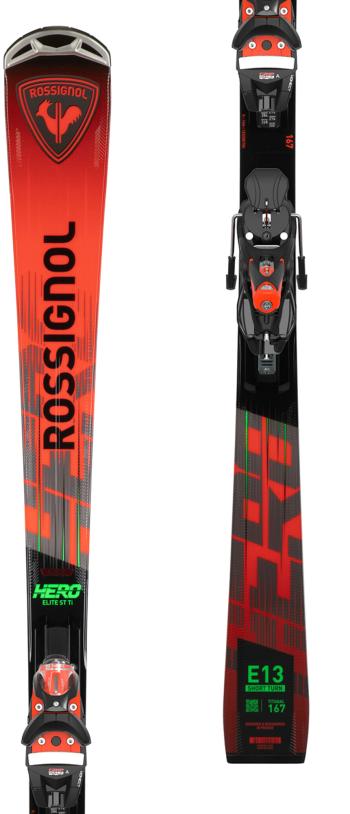 Rossignol Hero Elite ST Ti skis with Rossignol NX12 Konect GW bindings 1.Image