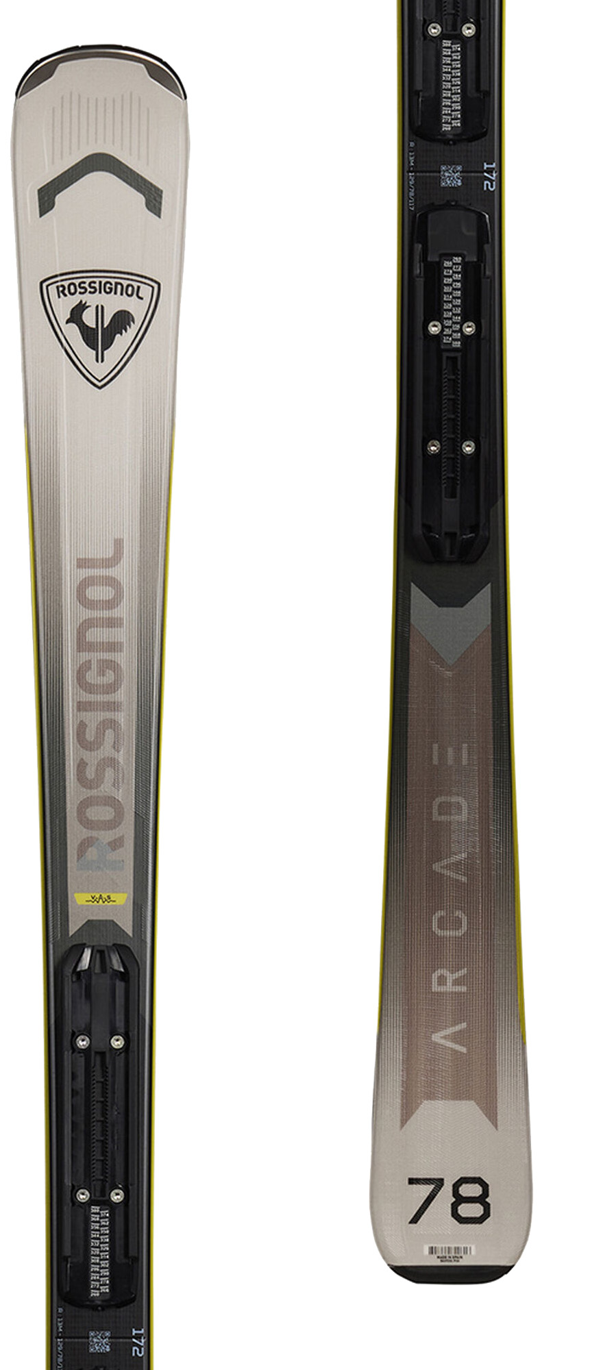 Rossignol Arcade 78 skis with Rossignol Xpress 10 GW bindings