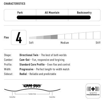 Nitro Lectra Abstract Cam-Out snowboard lap 9.Kép
