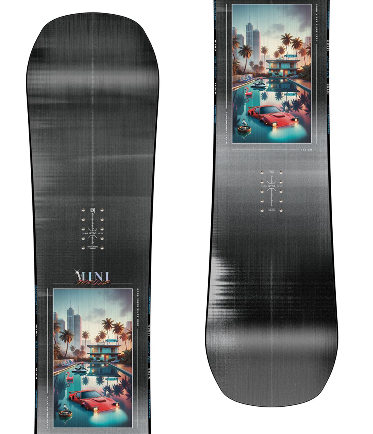 Nitro Mini Thrills snowboard lap