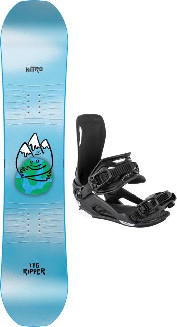 Nitro Ripper Youth + Talent snowboard set 2.Image