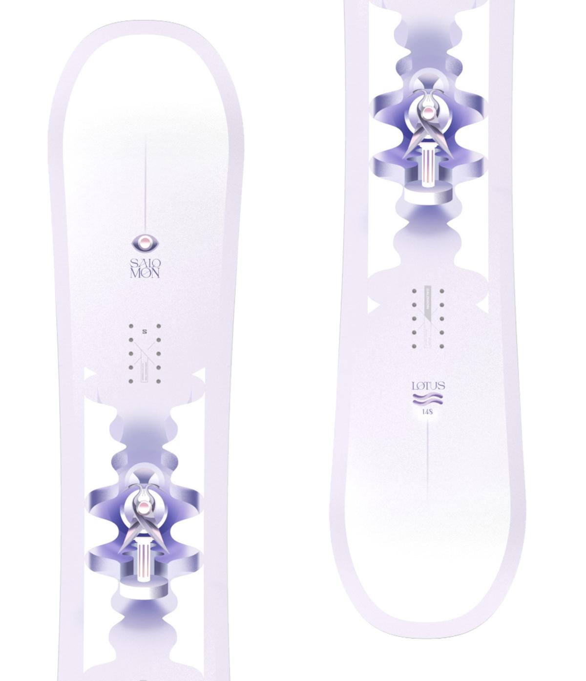 Salomon Lotus snowboard lap