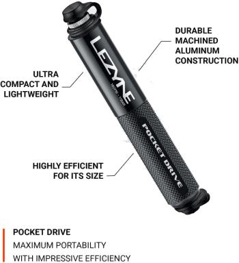 Lezyne Pocket Drive minipumpa 4.Kép