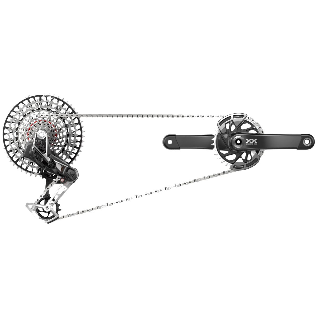 SRAM GS XX Eagle Transmission AXS 175 T-Type groupszett