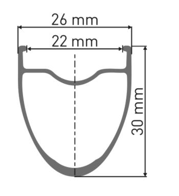 DT Swiss E1800 Spline Road DB 30 LN kerék szett 8.Kép