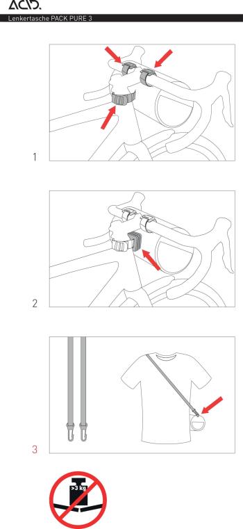 Cube Acid Pack Pure 3 kormánytáska 9.Kép