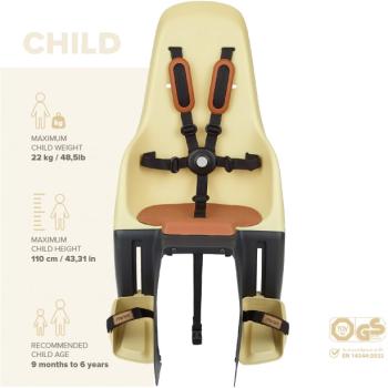 Polisport Minia CFS hátsó gyerekülés csomagtartóra 12.Kép