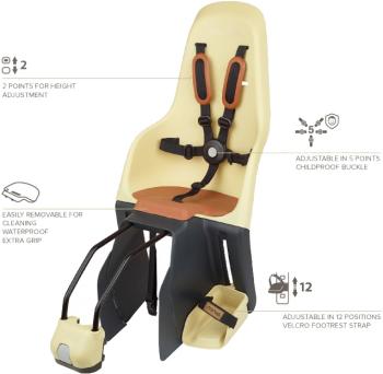 Polisport Minia CFS hátsó gyerekülés csomagtartóra 13.Kép