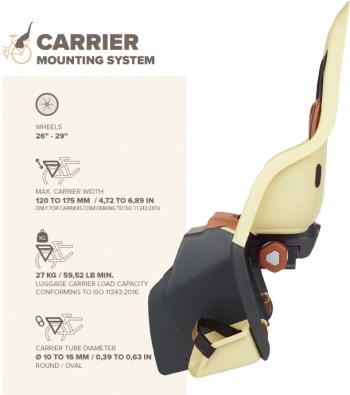 Polisport Minia CFS hátsó gyerekülés csomagtartóra 10.Kép