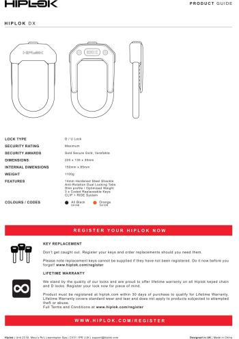 Hiplok DX U lakat 14.Kép