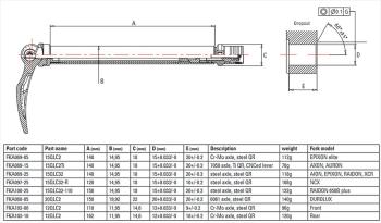 SR Suntour Q-loc NCX gyorszáras 100/15 15QLC32S első átütő tengely 2.Kép