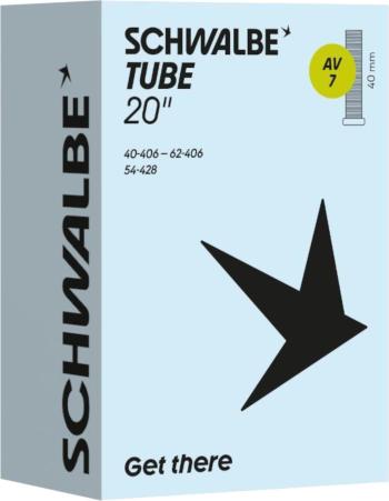 Schwalbe 20*1.5-2.4 (406-40/62) AV7 145g auto szelepes belső gumi Kép