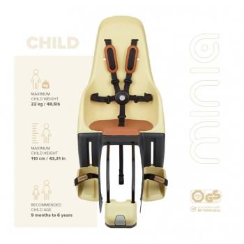 Polisport Minia FF hátsó gyerekülés vázra 10.Kép