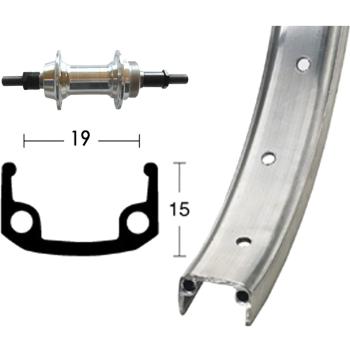 Miche Schürmann 20X1.75 menetes hátsó kerék Kép