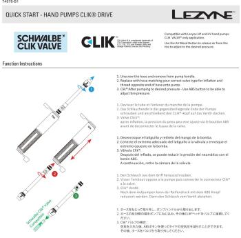 Lezyne Clik Drive HP minipumpa 10.Kép