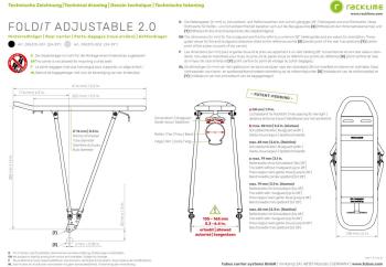 Racktime Foldit ADJ. 24-29 csomagtartó 3.Kép