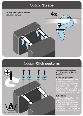 Basil Vive Double csomagtartó táska 8.Kép