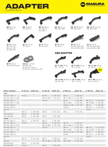 Magura QM 41 IS-PM tárcsafék adapter 2.Kép