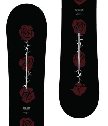 Burton Blossom Camber Dragon snowboard lap Kép