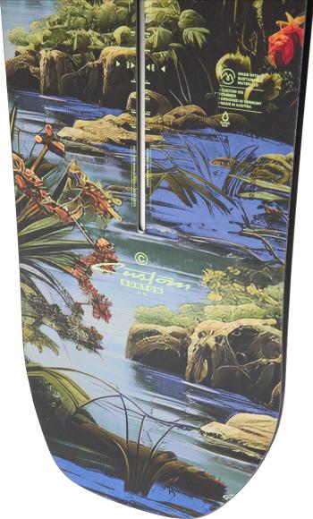 Burton Custom Camber Jungle Wide snowboard lap 7.Kép