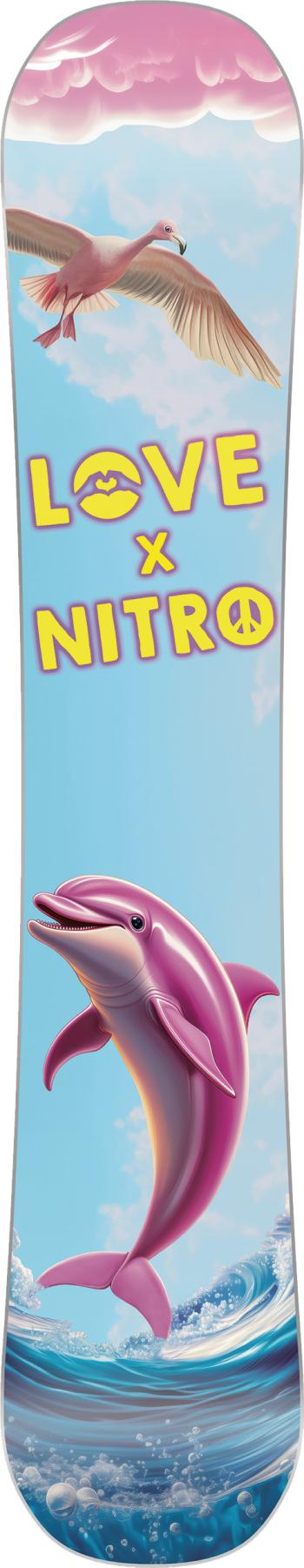 Nitro Cheap Thrills X Love snowboard lap 3.Kép