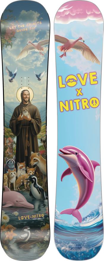Nitro Cheap Thrills X Love snowboard lap 4.Kép