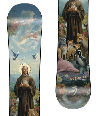 Nitro Cheap Thrills X Love snowboard lap Kép