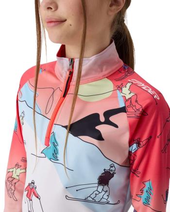 Spyder Girls Surface Zip T-Neck  aláöltöző felsőrész 3.Kép